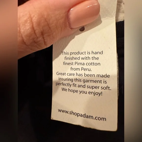 Adam Lippes Black V-Neck Long Sleeve Top - Picture 4 of 7